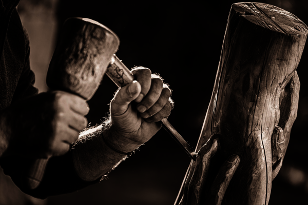 LA GRANDE OURSE - Artiste sur bois